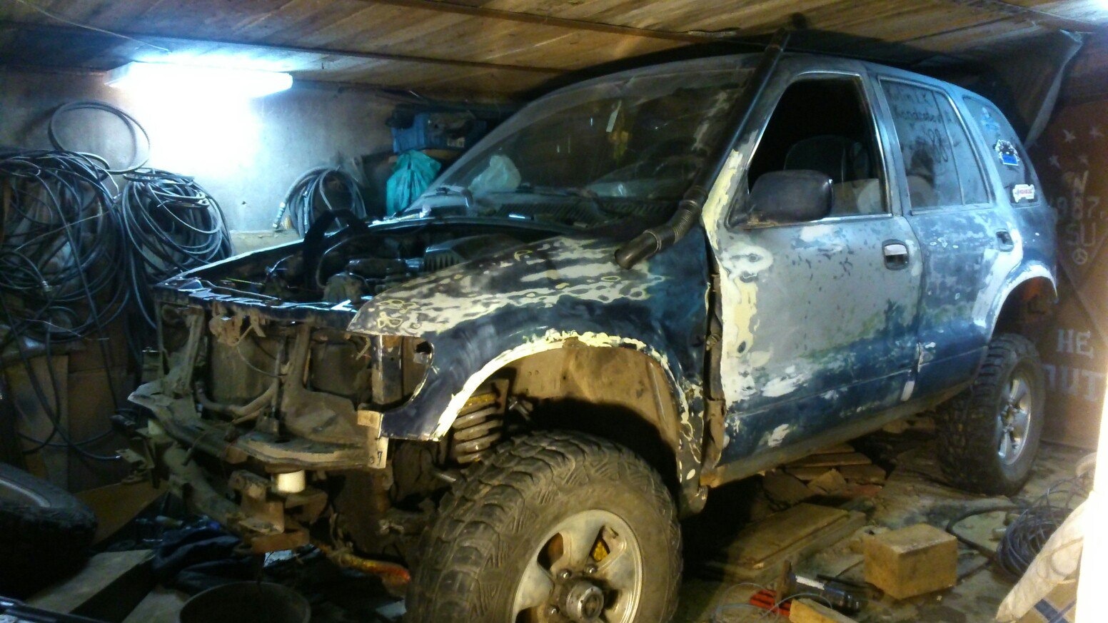 Самодельный шноркель — KIA Sportage (1G), 2,2 л., 1993 года | тюнинг ...