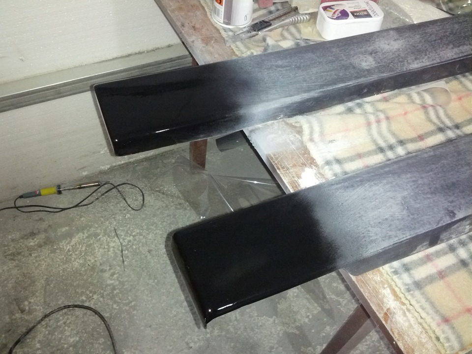 УРА =D Спойлер и пороги сделаны =) — Nissan Almera II (N16), 1,8 л ...