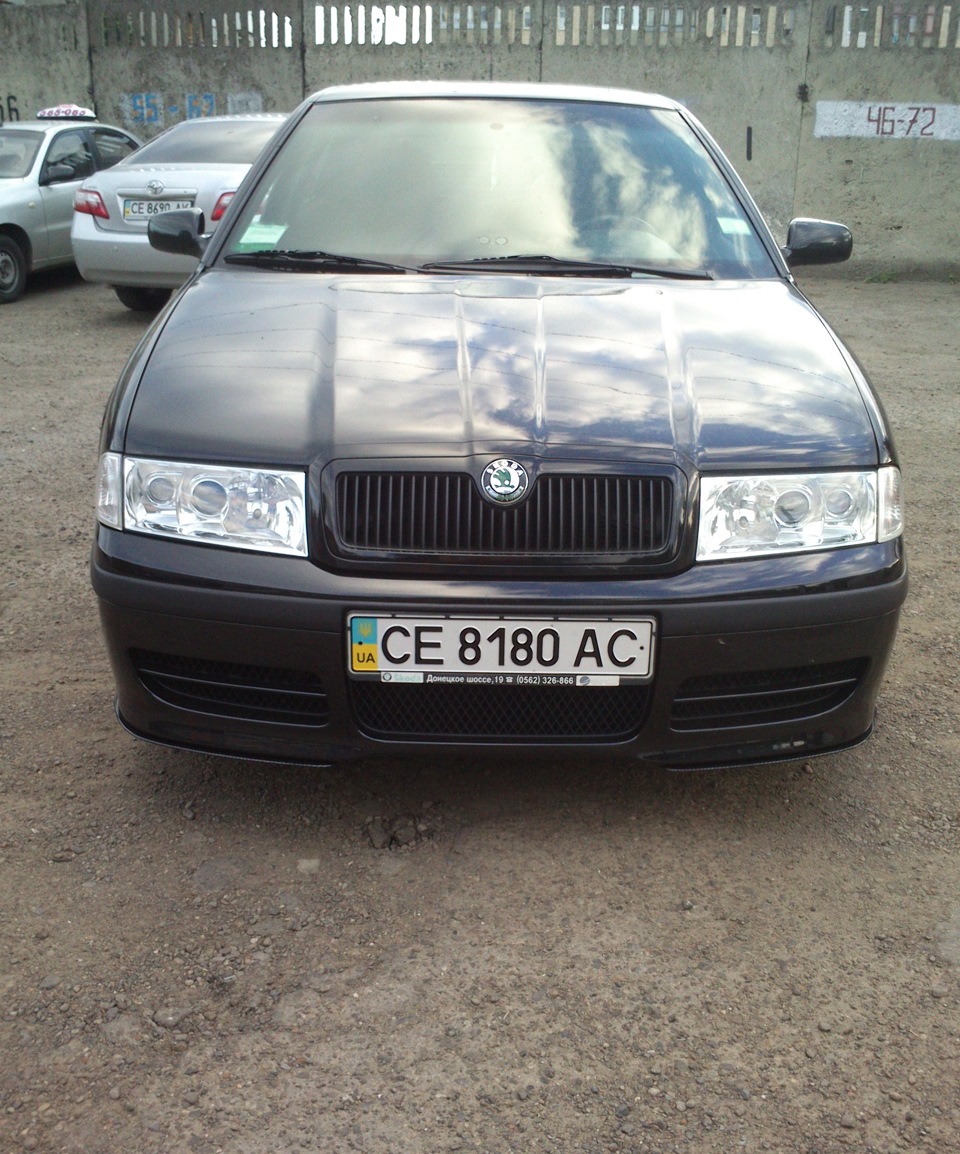 Накладки переднего бампера aka бумеранги Milotec. Hand made. — Skoda  Octavia A4 Mk1, 1,8 л, 2007 года | тюнинг | DRIVE2