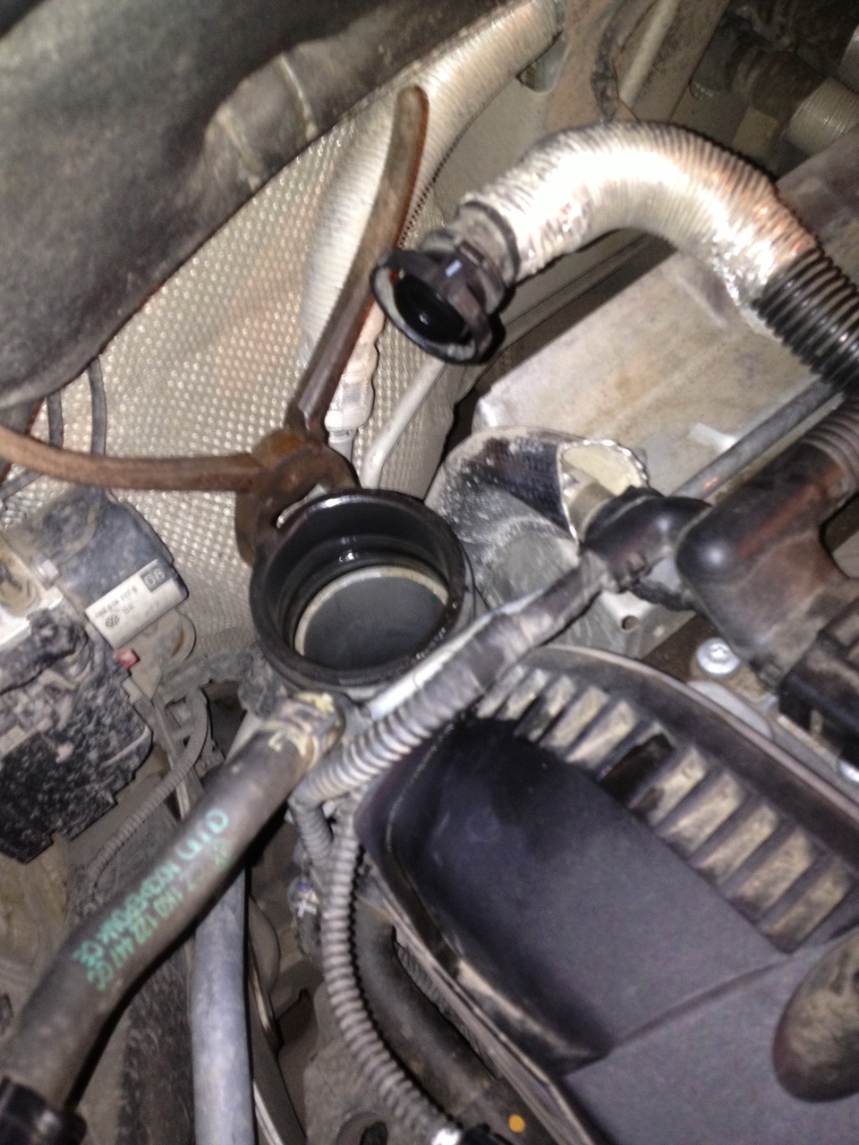 Подтеки масла — Skoda Octavia A5 Mk2