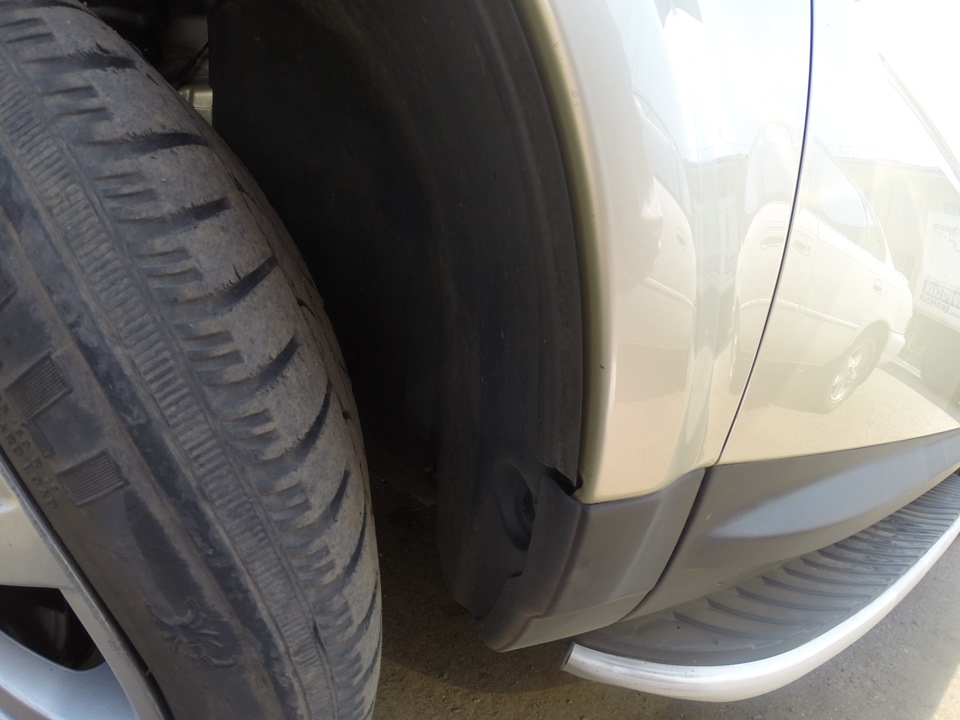 Защита подкрылок. — Land Rover Freelander 2 (L359), 2,2 л, 2008 года ...