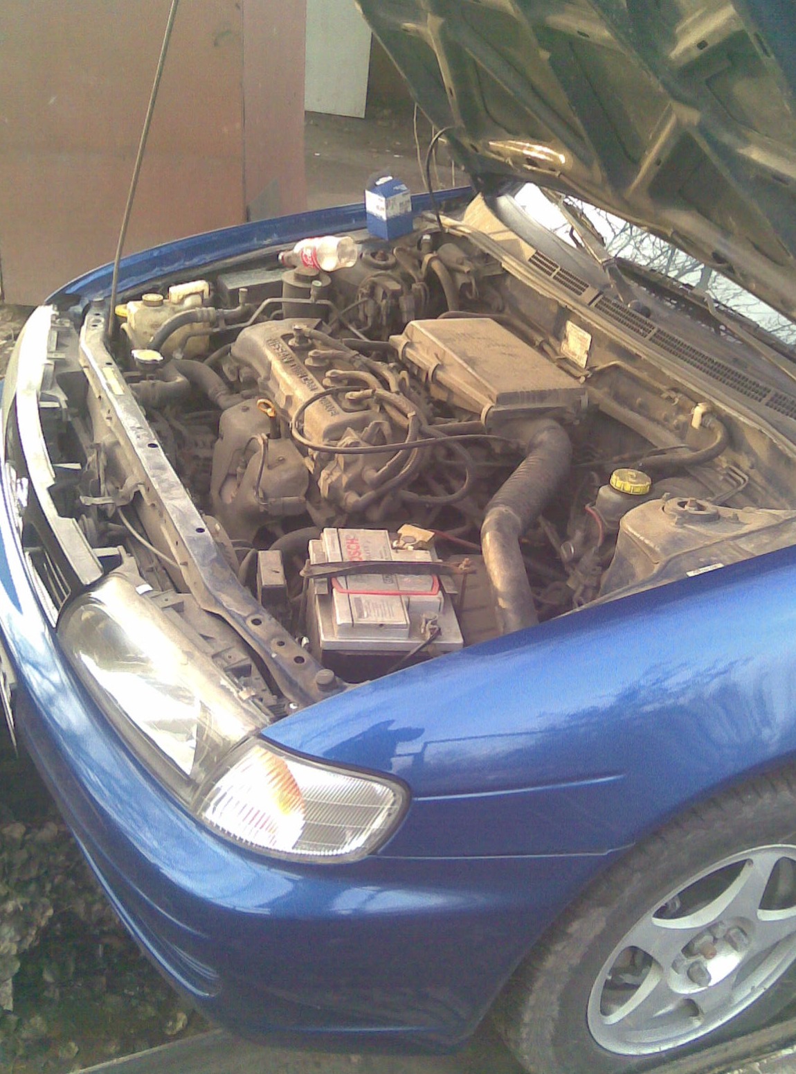 Замена масла — Nissan Almera I (N15), 1,4 л, 1999 года | плановое ТО ...