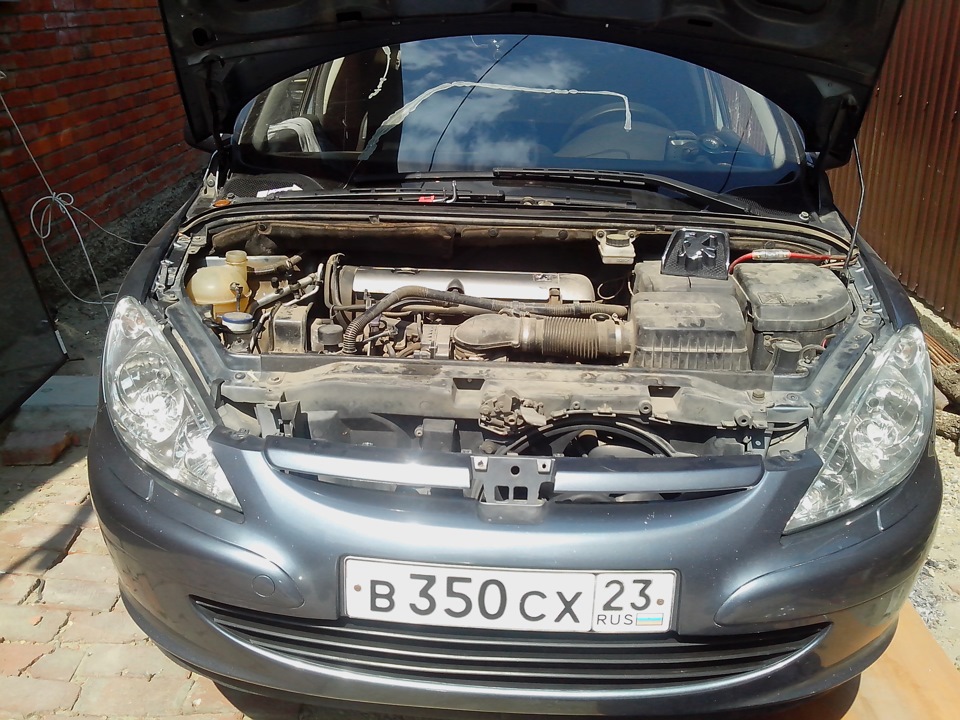 Отключение компрессора климат-контроля — Peugeot 307, 2 л, 2004 года ...