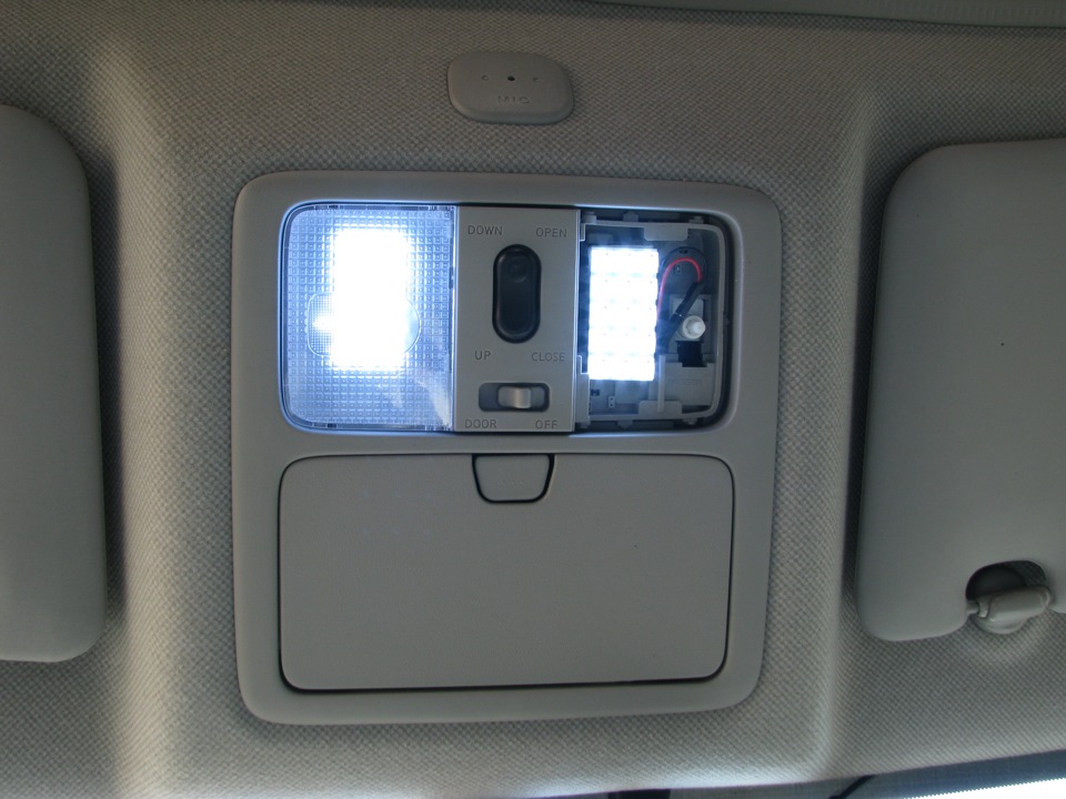 Замена салонного освещения на светодиодное — Nissan X-Trail II (t31), 2 ...