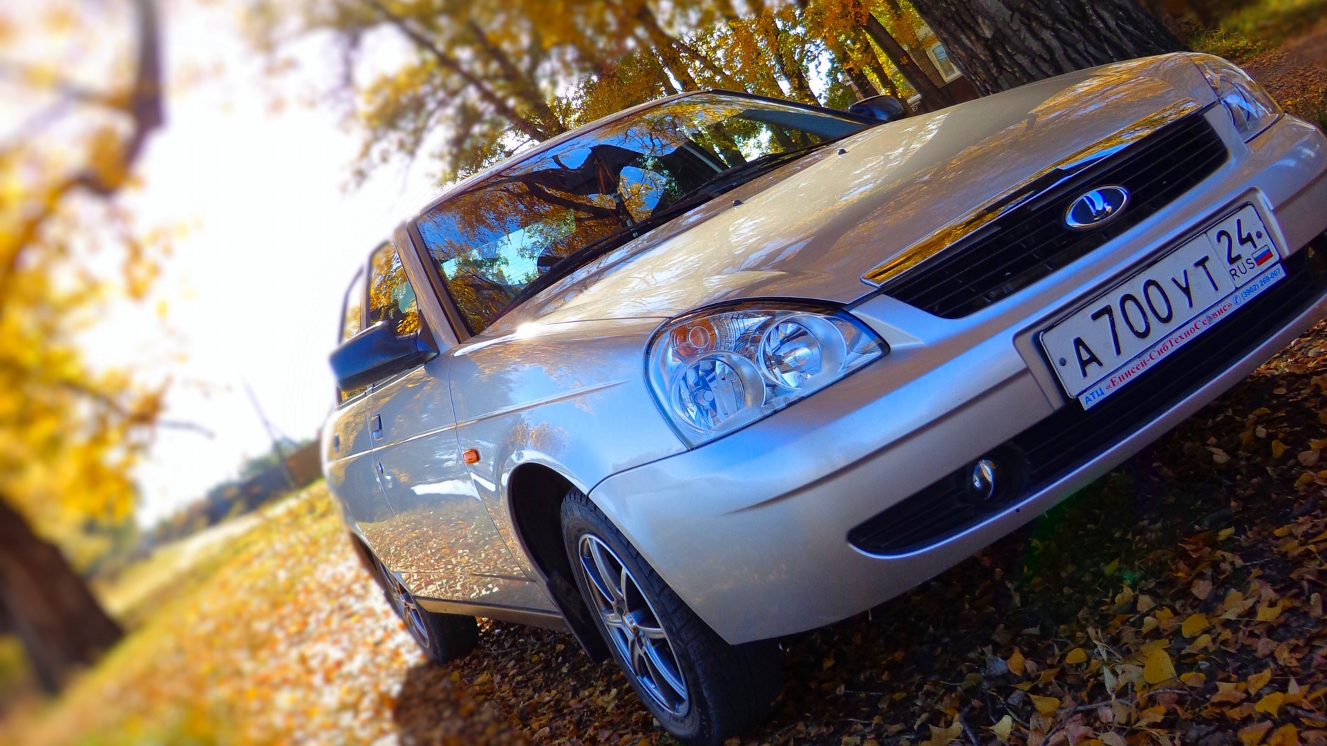 Lada Приора седан 1.6 бензиновый 2009 | Silver from Minusinsk на DRIVE2