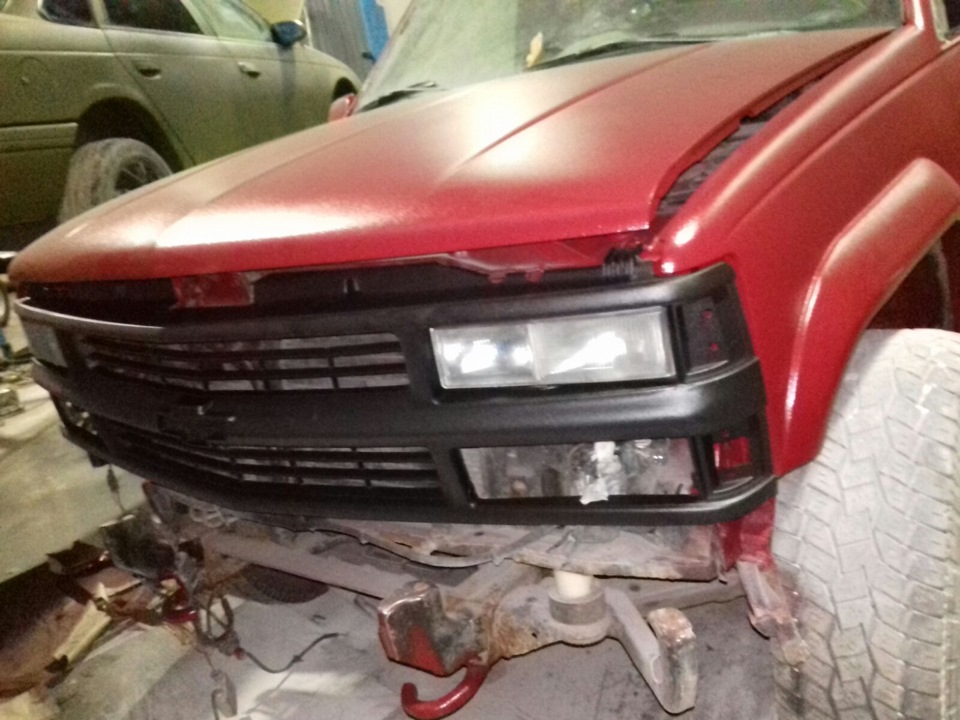 Сборка после покраски в раптор шевроле тахо 410 — DRIVE2