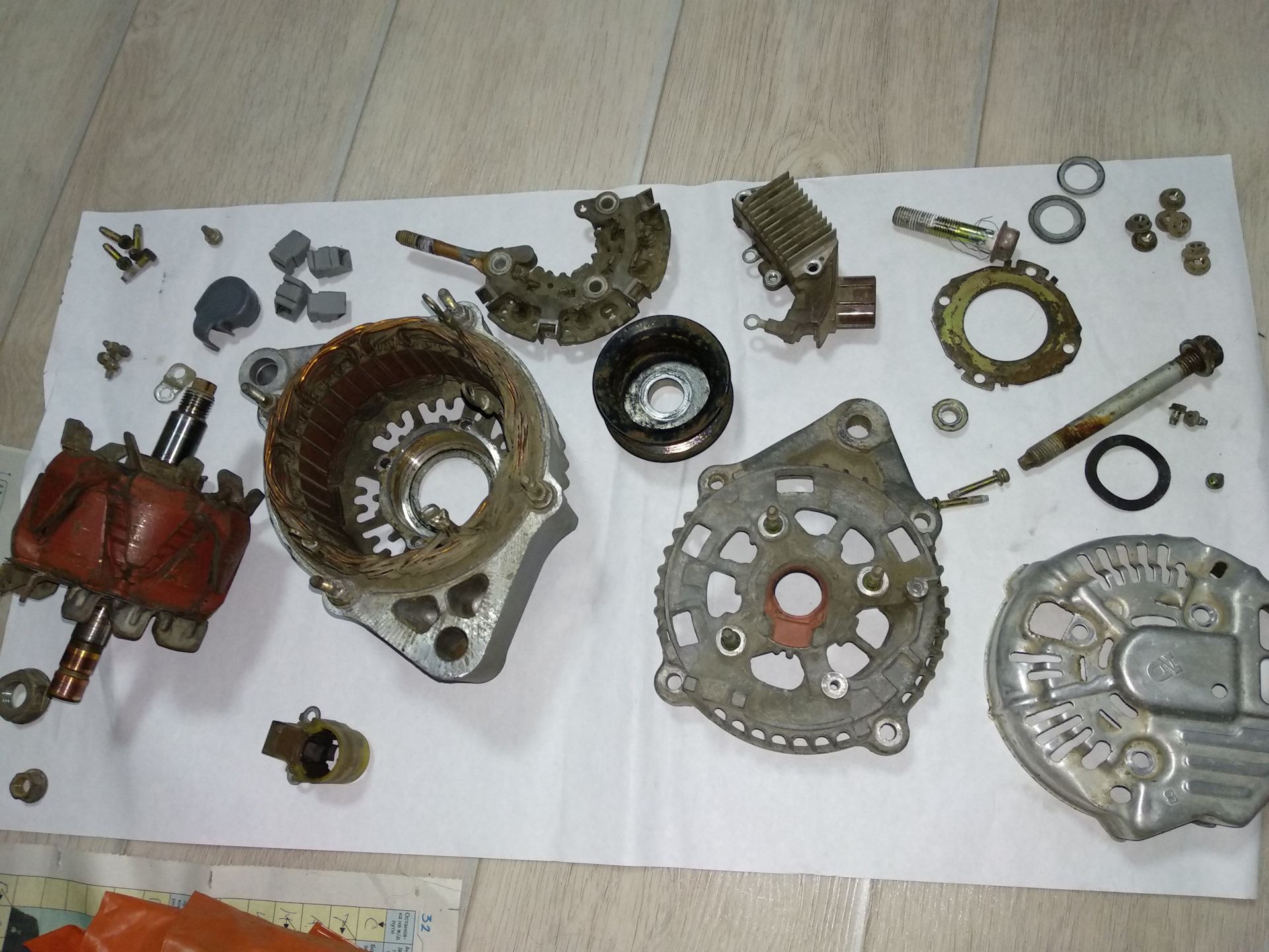 Генератор DENSO 1jz — ГАЗ 2410, 2,4 л, 1987 года | расходники | DRIVE2