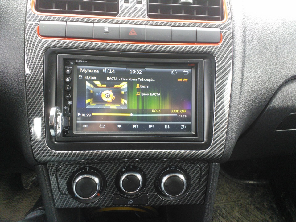 USB ресивер Hyunda i H-CCR2701 — Volkswagen Polo Sedan, 1,6 л, 2013 ...