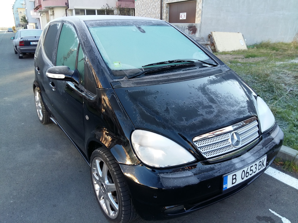 Аккумулятор — Mercedes-Benz A-Class (W168), 2,1 л, 2003 года ...