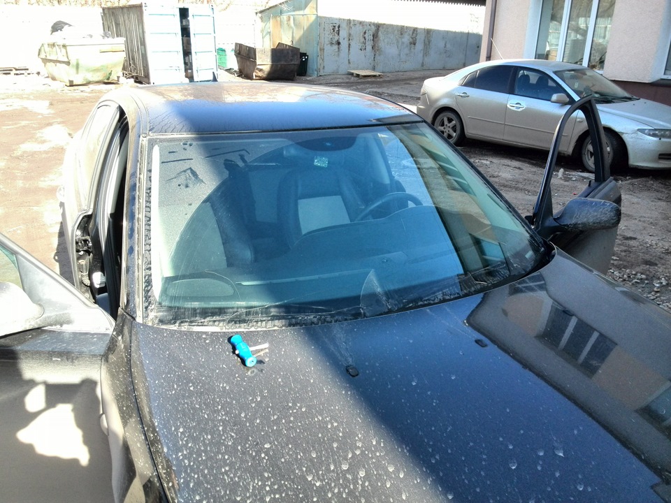 Меняем лобовое стекло — Saab 9-3 (2G), 2 л, 2007 года | визит на сервис ...