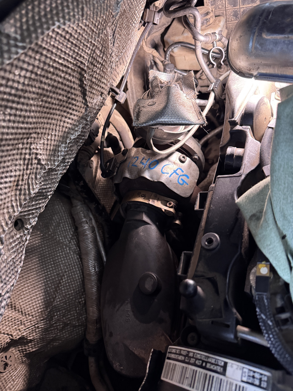 Еще один CFGB с KPD Stage 1+ вместо CLJA — Volkswagen Tiguan (1G), 2 л ...