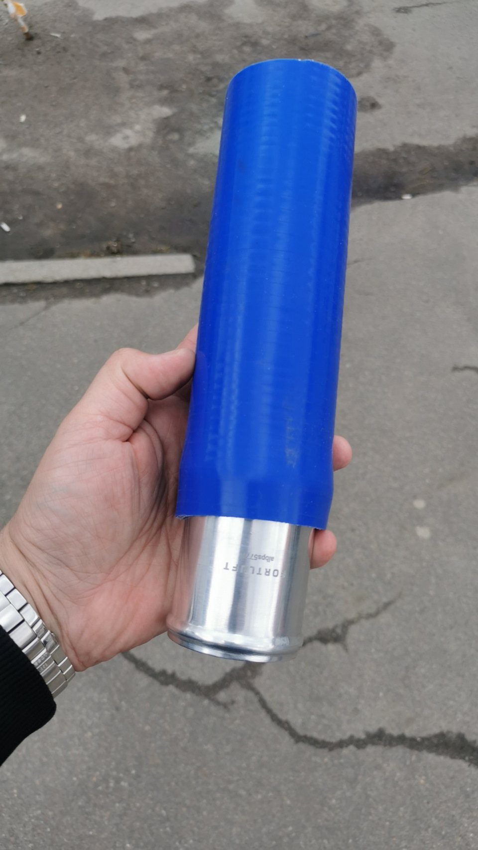 Патрубок от турбины к интеркулеру — Renault Master (3G), 2,5 л, 2010 ...