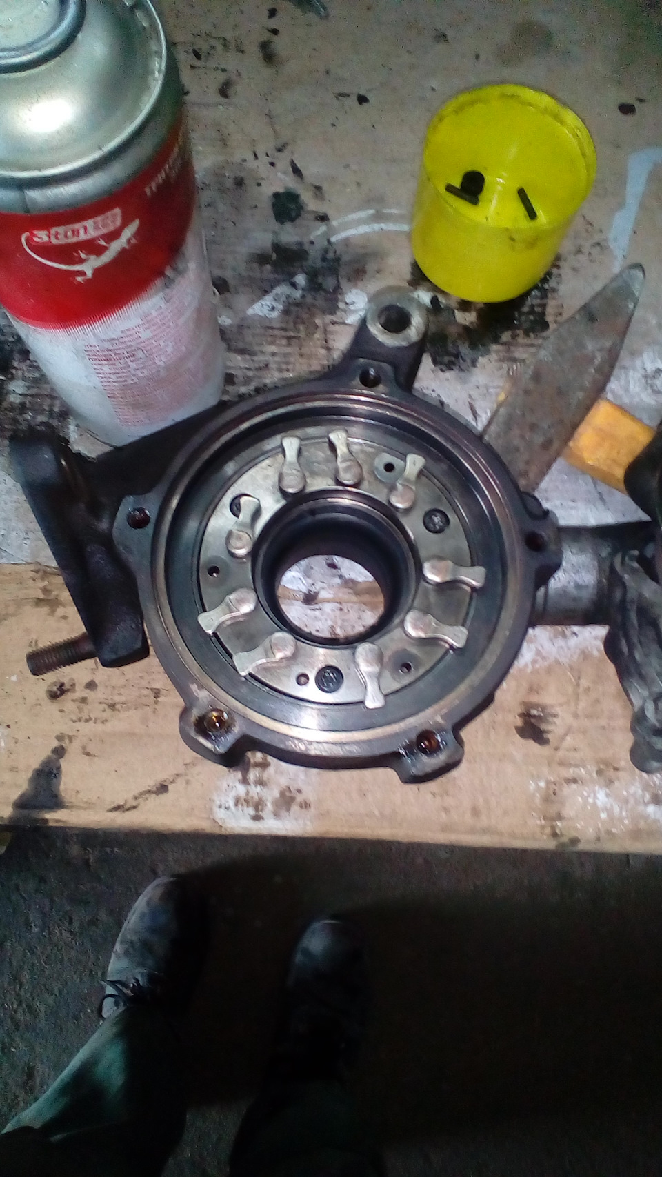 Чистка геометрии турбины — Audi A4 (B5), 1,9 л, 1997 года | своими ...