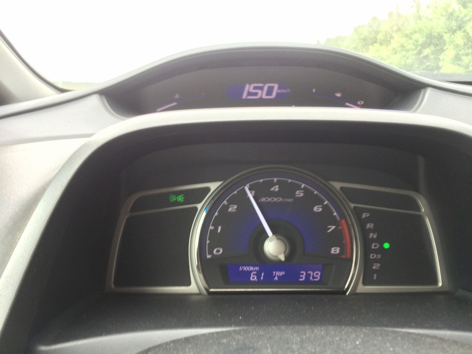 Расход — Honda Civic 4D (8G), 1,8 л, 2009 года | наблюдение | DRIVE2