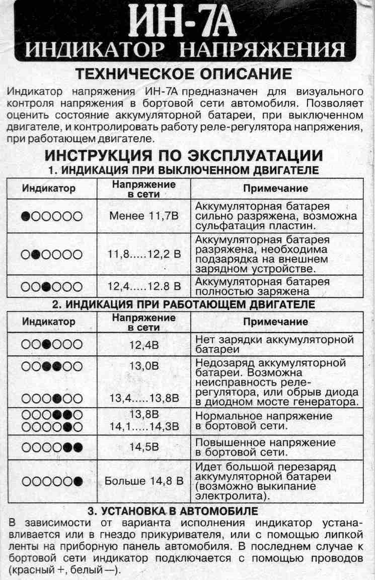 Индикатор инструкция. Ин-7 индикатор напряжения расшифровка. Ин-7а светодиодный индикатор напряжения бортовой сети схема. Ин-7а светодиодный индикатор. Индикатор напряжения бортовой сети ин-7а.