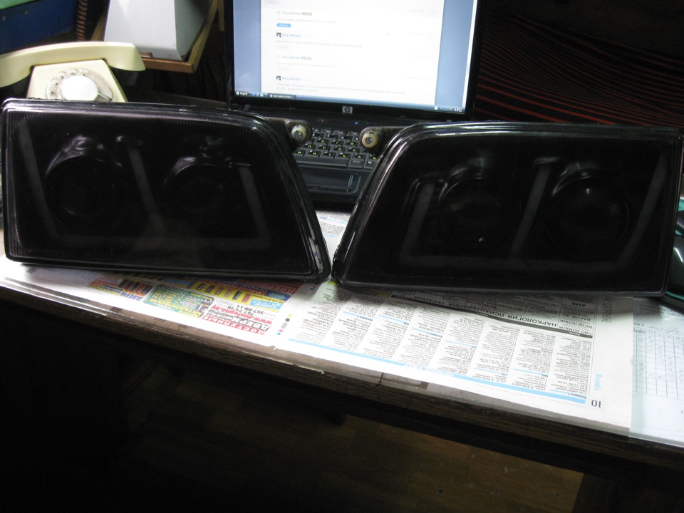 Продолжение, линзовка фар на кадет. — Opel Kadett E, 2 л, 1985 года ...