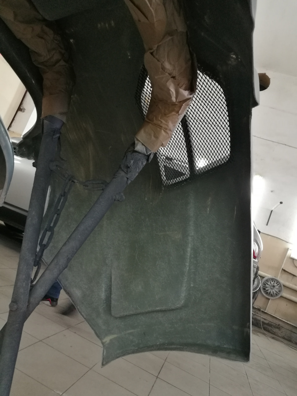 обратная сторона дает понять о структуре материала — Mazda 6 (2G) GH