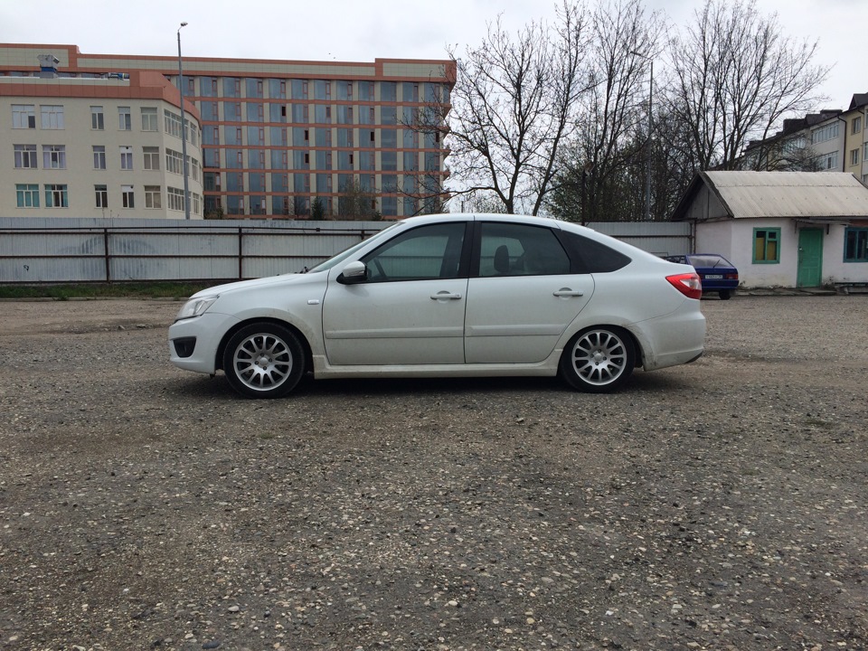 прикупил легендарные диски ВСМПО Вега — Lada Гранта Лифтбек (1G), 1,6 л ...