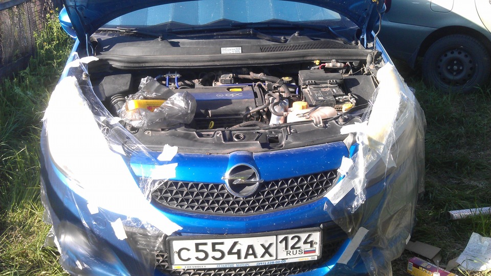 Реснички своими руками — Opel Corsa D OPC, 1,6 л, 2008 года | тюнинг ...
