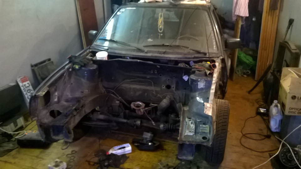 Клин лук — Volkswagen Golf Mk2, 1,8 л, 1985 года | кузовной ремонт | DRIVE2