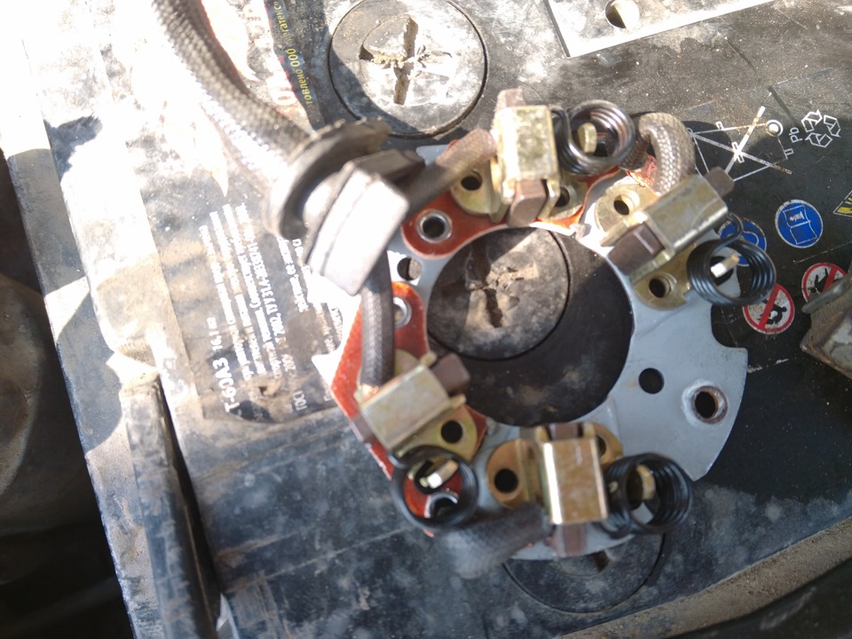 Замена щеток на стартере — Subaru Legacy (BD/BG/BK), 2,5 л, 1995 года ...