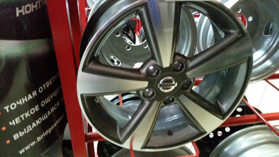 Купил диски и резину — Nissan Teana (J32), 2,5 л, 2008 года | колёсные ...