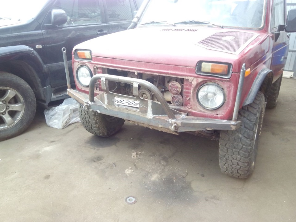 Лебедка в процессе — Lada 4x4 3D, 1,7 л, 1990 года | аксессуары | DRIVE2