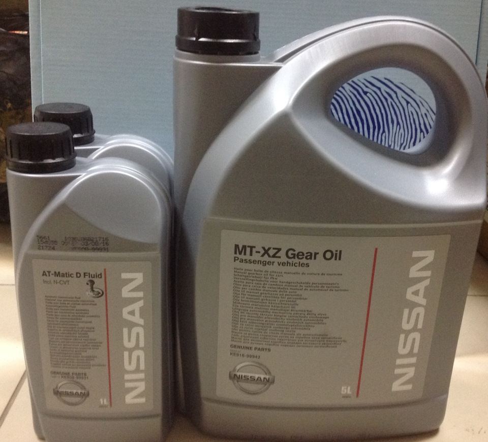 Масла в коробку и раздатку — Nissan Navara (2G), 2,5 л, 2007 года ...