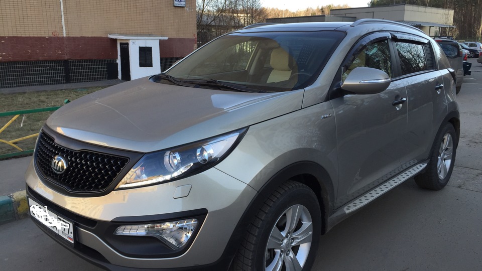 KIA Sportage (3G) 2.0 бензиновый 2013 Sirius Silver limited на DRIVE2