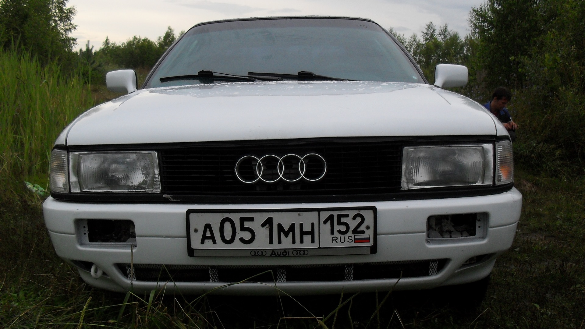 Audi 80 (B3) 1.8 бензиновый 1988 | White and Black Favourit на DRIVE2