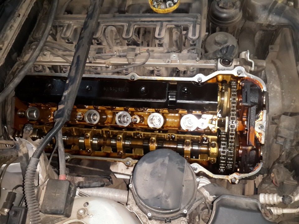 перепрессовка передних шаровых и прокладка под клапанную — BMW 3 series ...