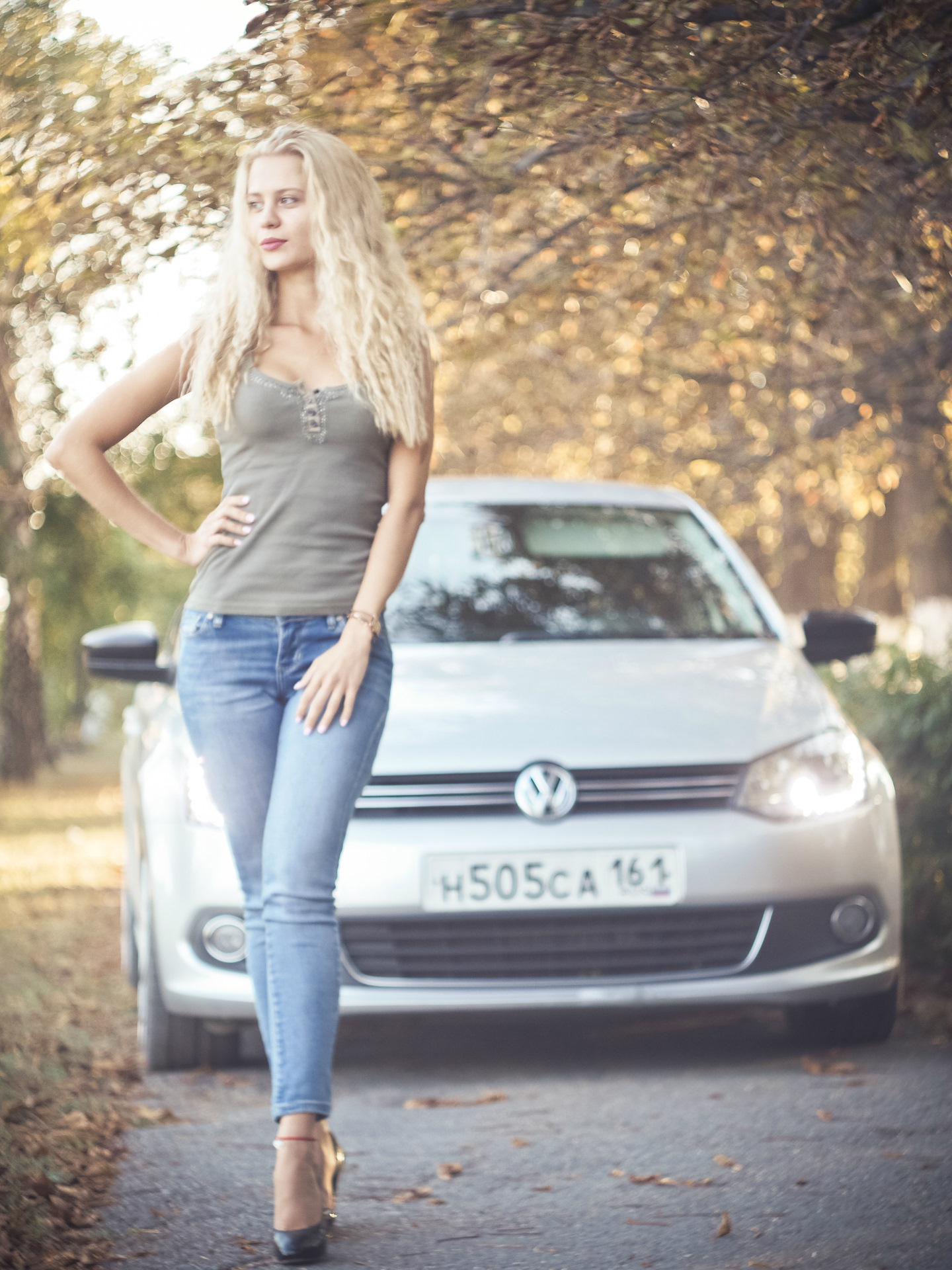 VW POLO и Анастасия — Сообщество «Girls & Cars» на DRIVE2