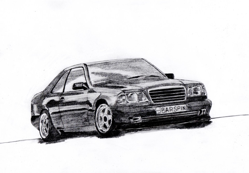 Mercedes w124 vector