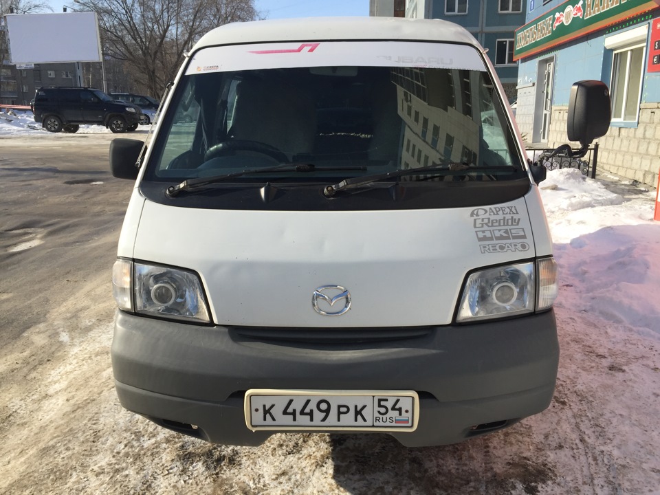 Установка линз в фары. Часть 2 — Mazda Bongo VI, 1,8 л., 2001 года ...