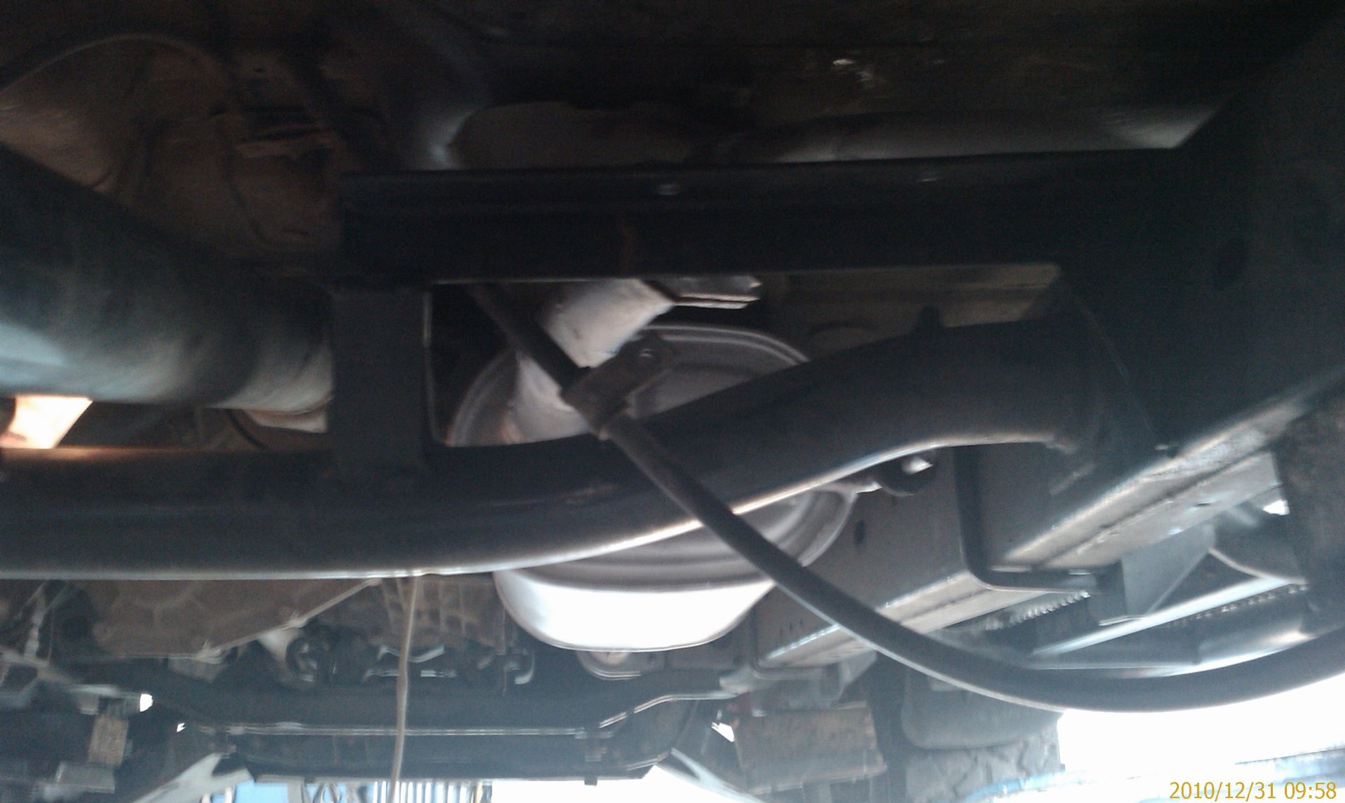 перенос глушителя — Mitsubishi L200 (4G)