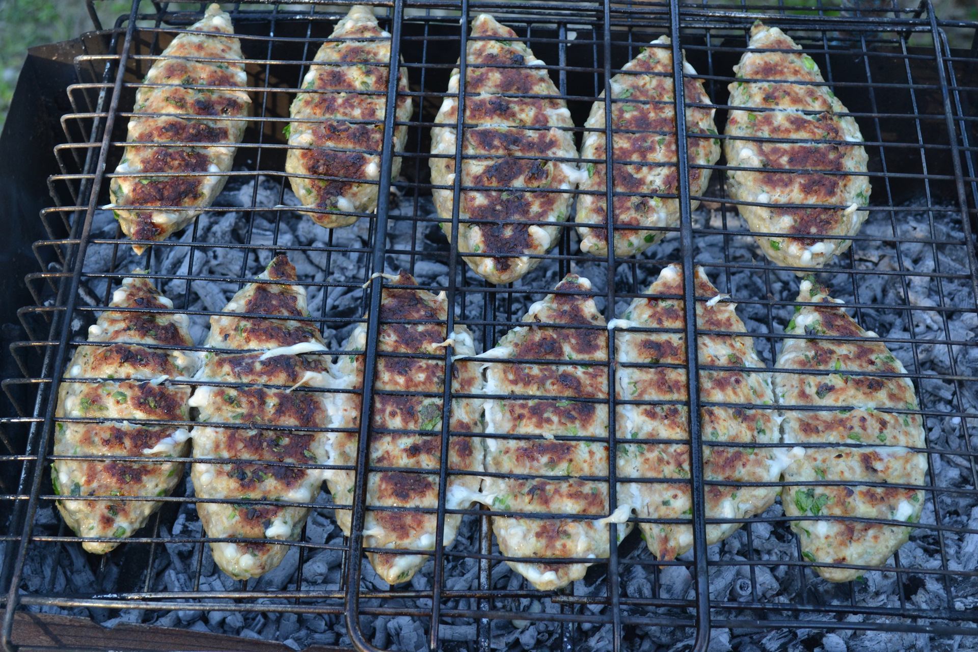 Кабачки жареные на мангале решетке рецепт с фото