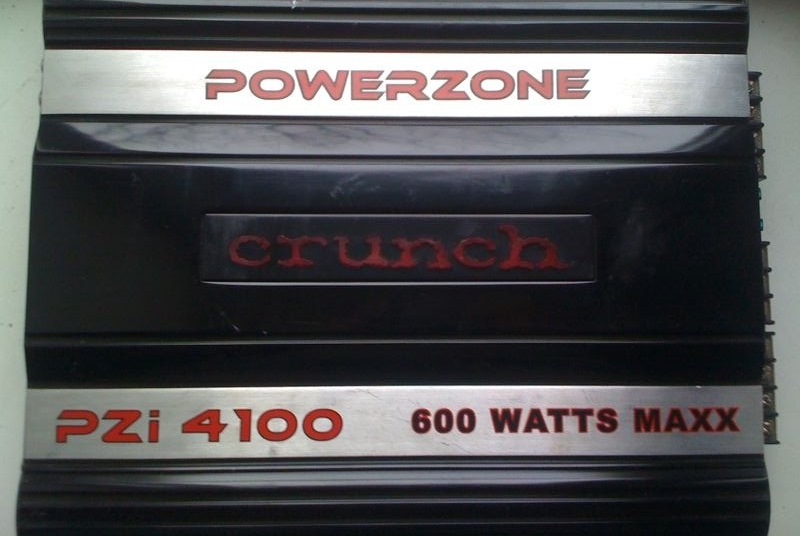 Усилитель Crunch PZI 4100 — Chevrolet Aveo Sedan (1G), 1,5 л, 2008 года ...