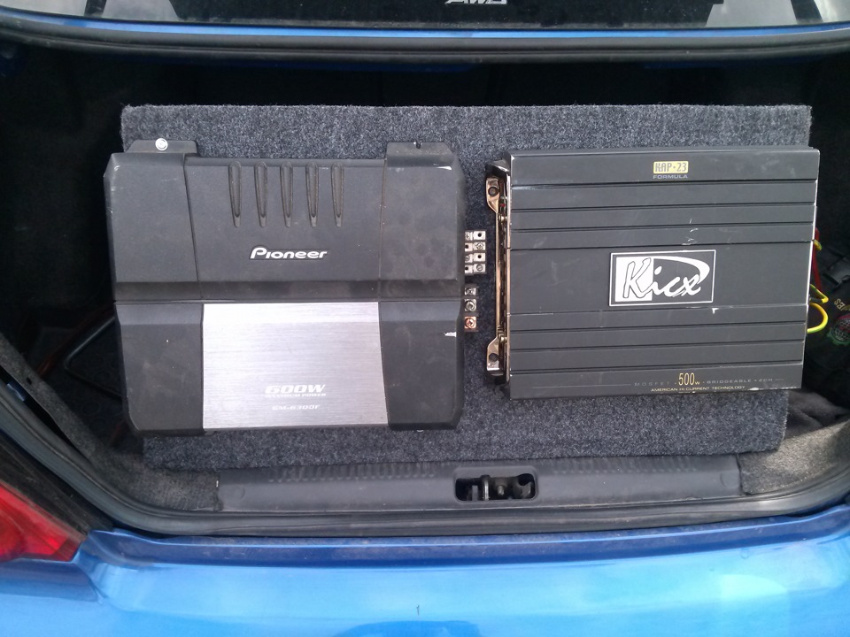 Установка усилителя на акустику — Subaru Impreza WRX (GD, GG), 2 л ...