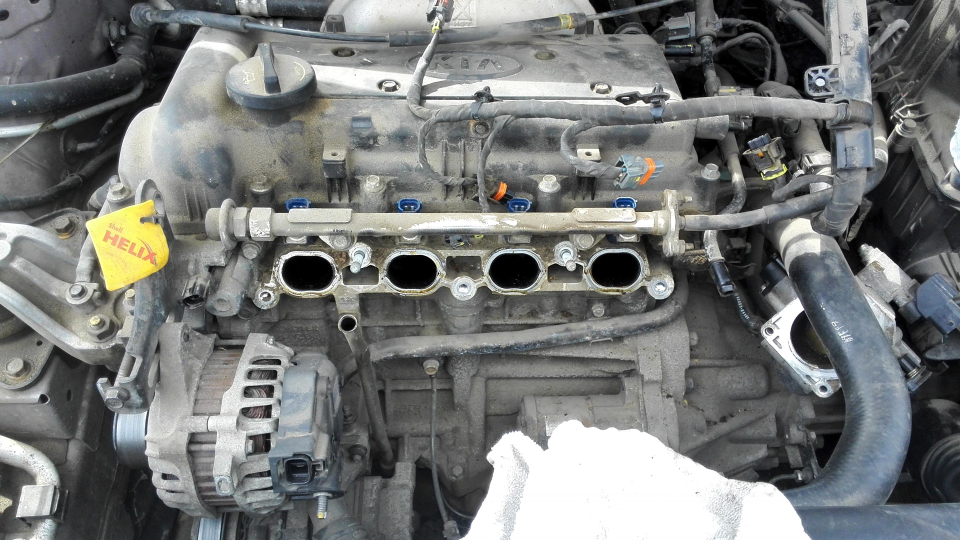 Переборка стартера.Металлический звук трения. — KIA Ceed (1G), 1,6 л ...