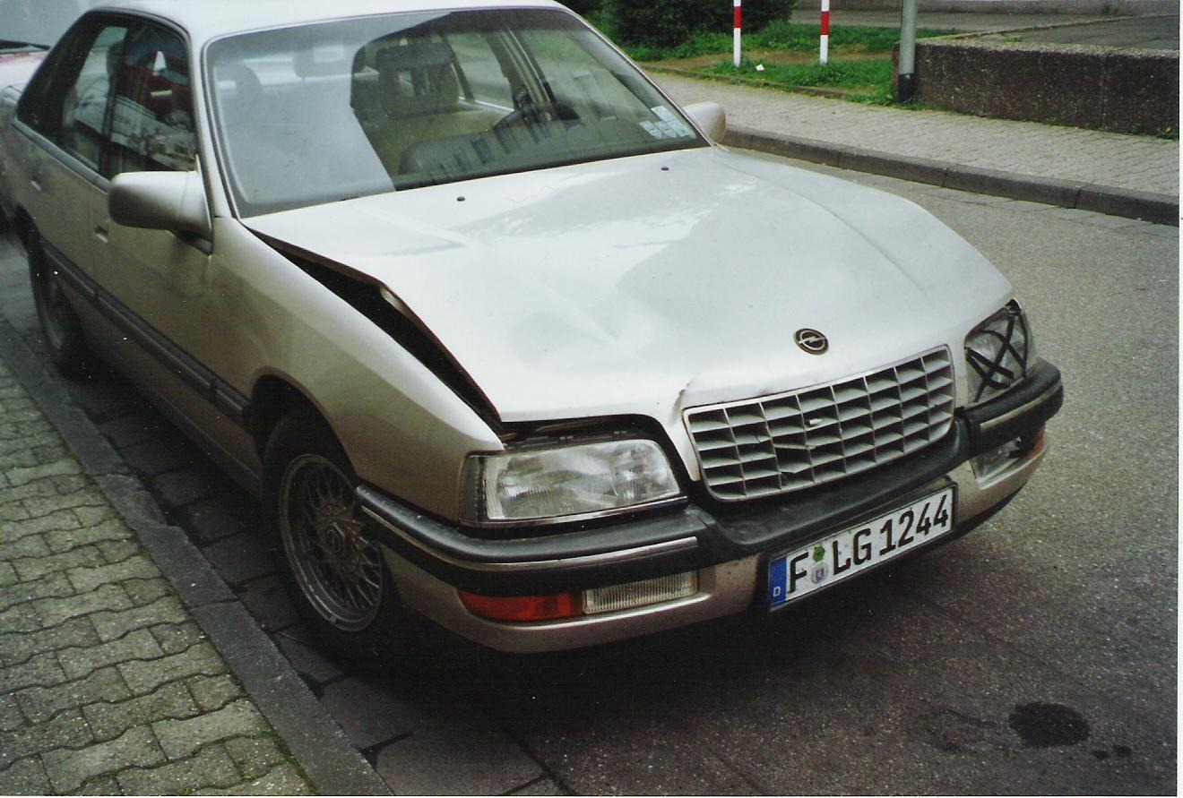 Авария. — Opel Senator B, 2,6 л, 1991 года | ДТП | DRIVE2