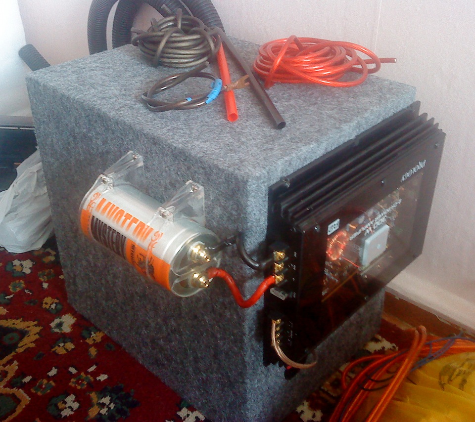 Обтянул наконецто за два года сабвуфер карпетом:) — Honda Accord (6G ...