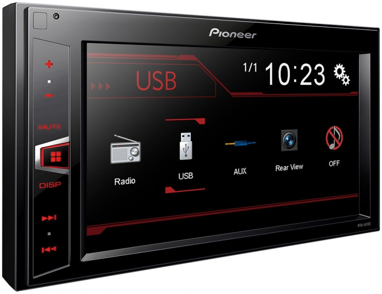 Установка магнитолы 2DIN и камеры заднего хода, Pioneer MVH-AV190 + AMP ...