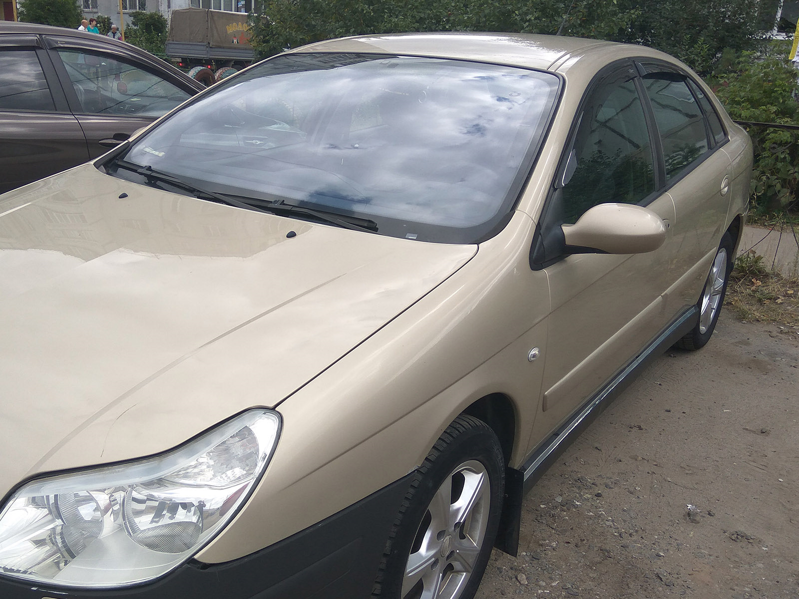 Дефлекторы окон — Citroen C5 (1G), 1,8 л, 2007 года | тюнинг | DRIVE2