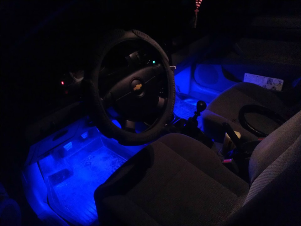 подсветка ног и багажника — Chevrolet Lacetti Sedan, 1,6 л, 2008 года ...