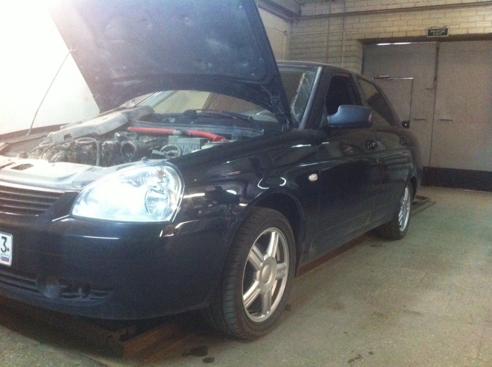 Промывка форсунок — Lada Приора седан, 1,6 л, 2008 года | визит на ...