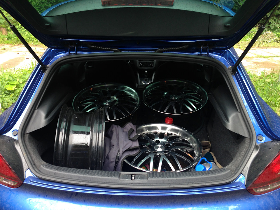 Диски с полочкой — Volkswagen Scirocco (3G), 2 л, 2011 года | колёсные ...