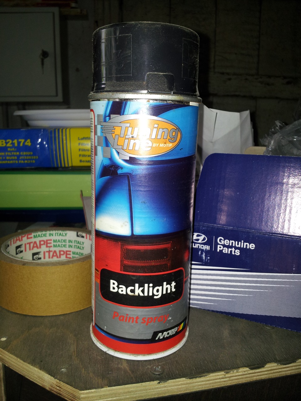 тонировка задних фар лаком — Hyundai Elantra (4G), 1,6 л, 2007 года ...