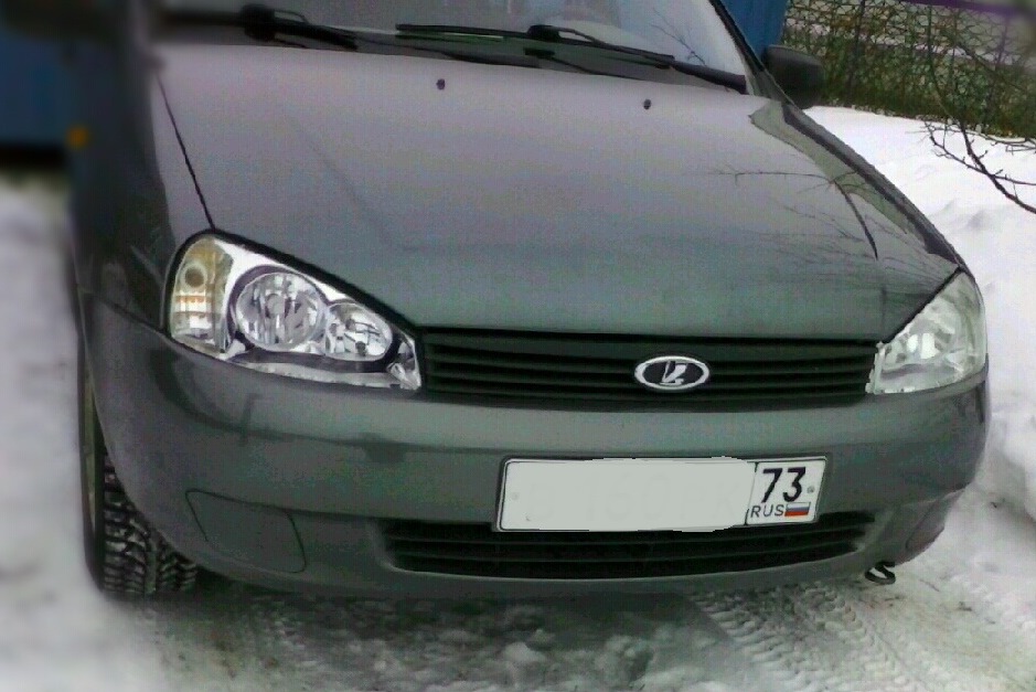 Холодно. — Lada Калина Универсал (1G), 1,6 л, 2009 года | просто так ...