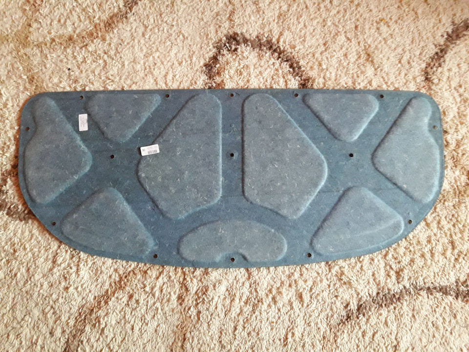 Обшивка капота.К.К.Заглушка, Клипсы — Toyota Corolla (160), 1,6 л, 2013 ...