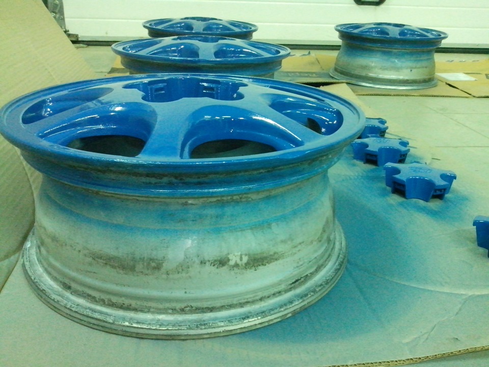 Покраска Дисков На Зиму ! — Toyota Camry (V30), 2 л, 1993 года ...